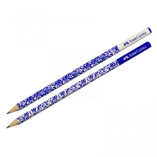 Faber-Castell Карандаш чернографитный Floral цвет синий, белый